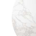 Plateau de table rond effet marbre Bolero blanc 600mm — DC300
