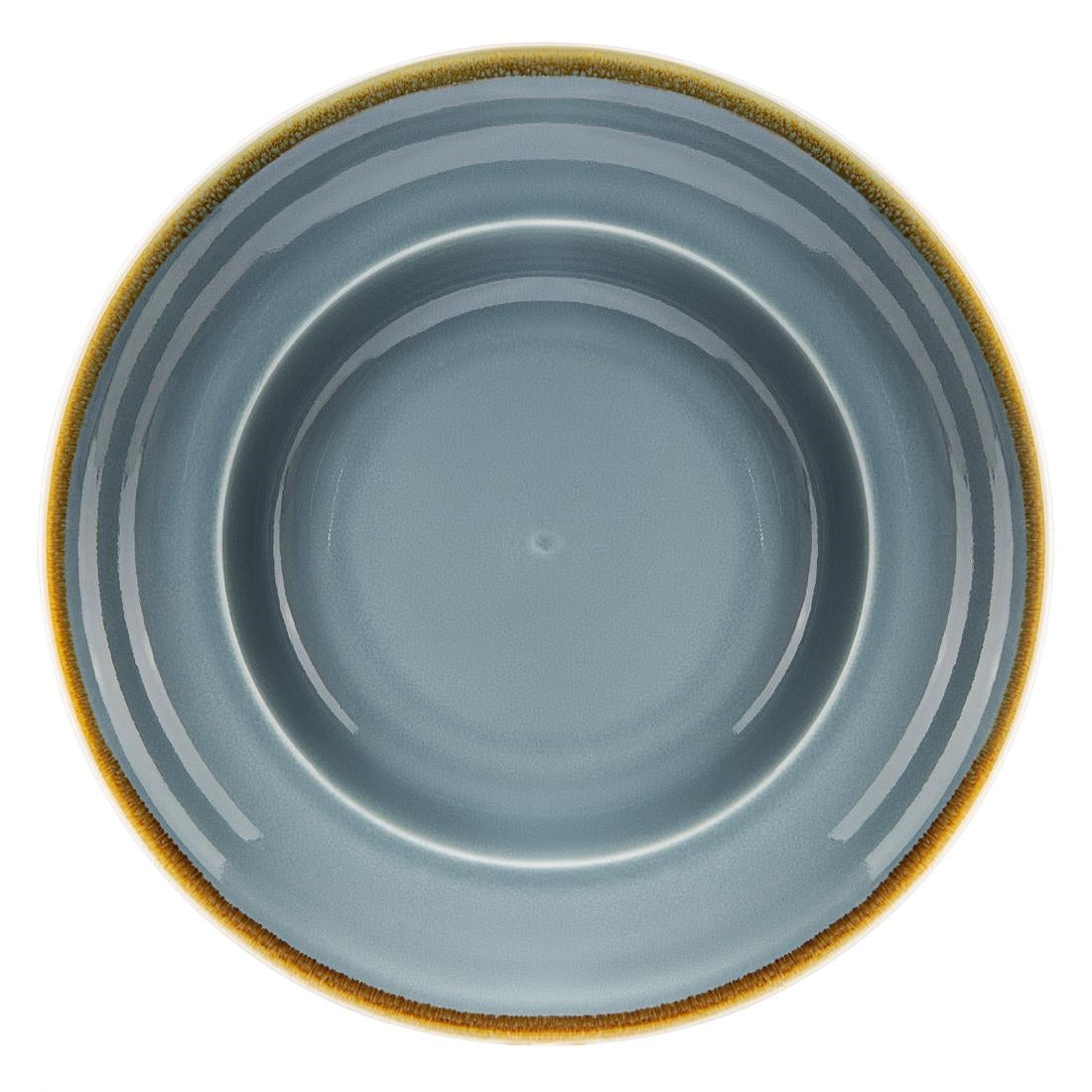 Assiettes À Pâtes Olympia Kiln Couleur Océan 250mm (Lot de 4) — DC305