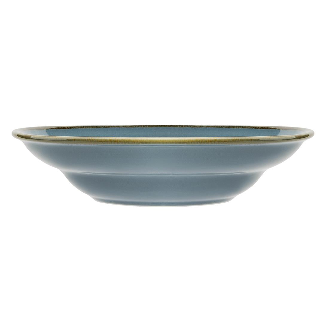 Assiettes À Pâtes Olympia Kiln Couleur Océan 250mm (Lot de 4) — DC305