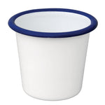 Pots à sauce en acier émaillé bleu et blanc Olympia 114ml (Lot de 6) — DC383
