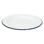 Assiettes plates en acier émaillé Olympia 300mm (lot de 6) — DC388