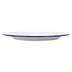 Assiettes plates en acier émaillé Olympia 300mm (lot de 6) — DC388