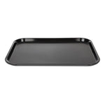 Plateau en polypropylène Fast Food Cambro noir 410 mm — DE312