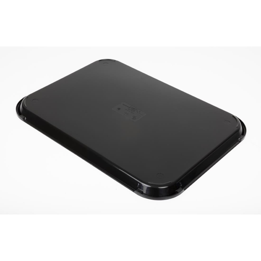 Plateau en polypropylène Fast Food Cambro noir 410 mm — DE312