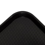 Plateau en polypropylène Fast Food Cambro noir 410 mm — DE312