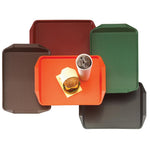 Plateau rectangulaire avec poignées en polypropylène Fast Food Cambro vert 43 cm — DE316