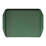 Plateau rectangulaire avec poignées en polypropylène Fast Food Cambro vert 43 cm — DE316