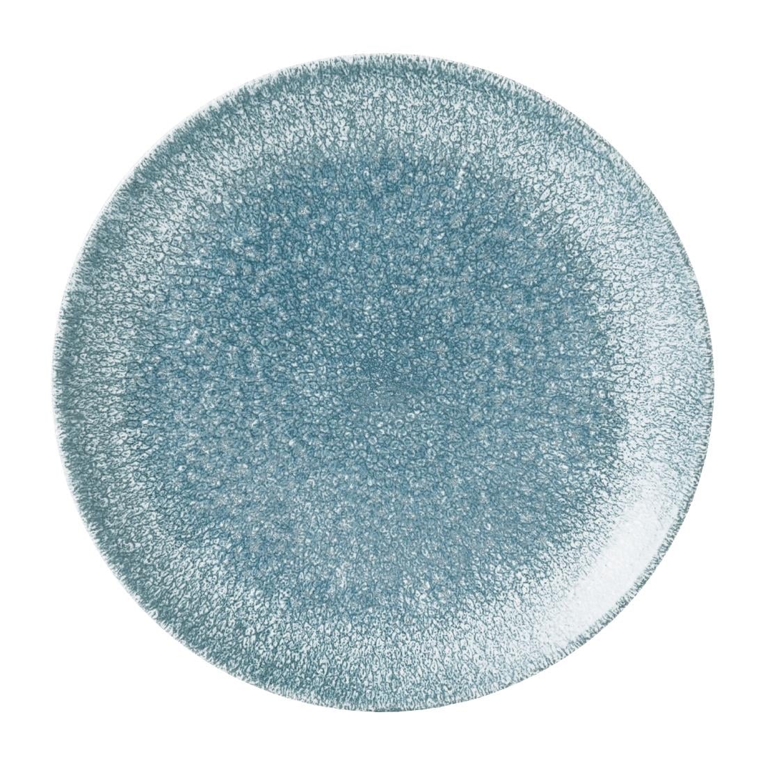 Assiettes rondes Churchill Studio Prints Raku Topaz Blue 165mm (Lot de 12) — DE885