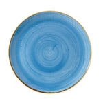 Assiettes rondes Churchill Stonecast Cornflower Blue 260mm (Lot de 12) — DF765