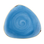 Assiettes triangulaires Churchill Stonecast Cornflower Blue 311mm (Lot de 6) — DF768