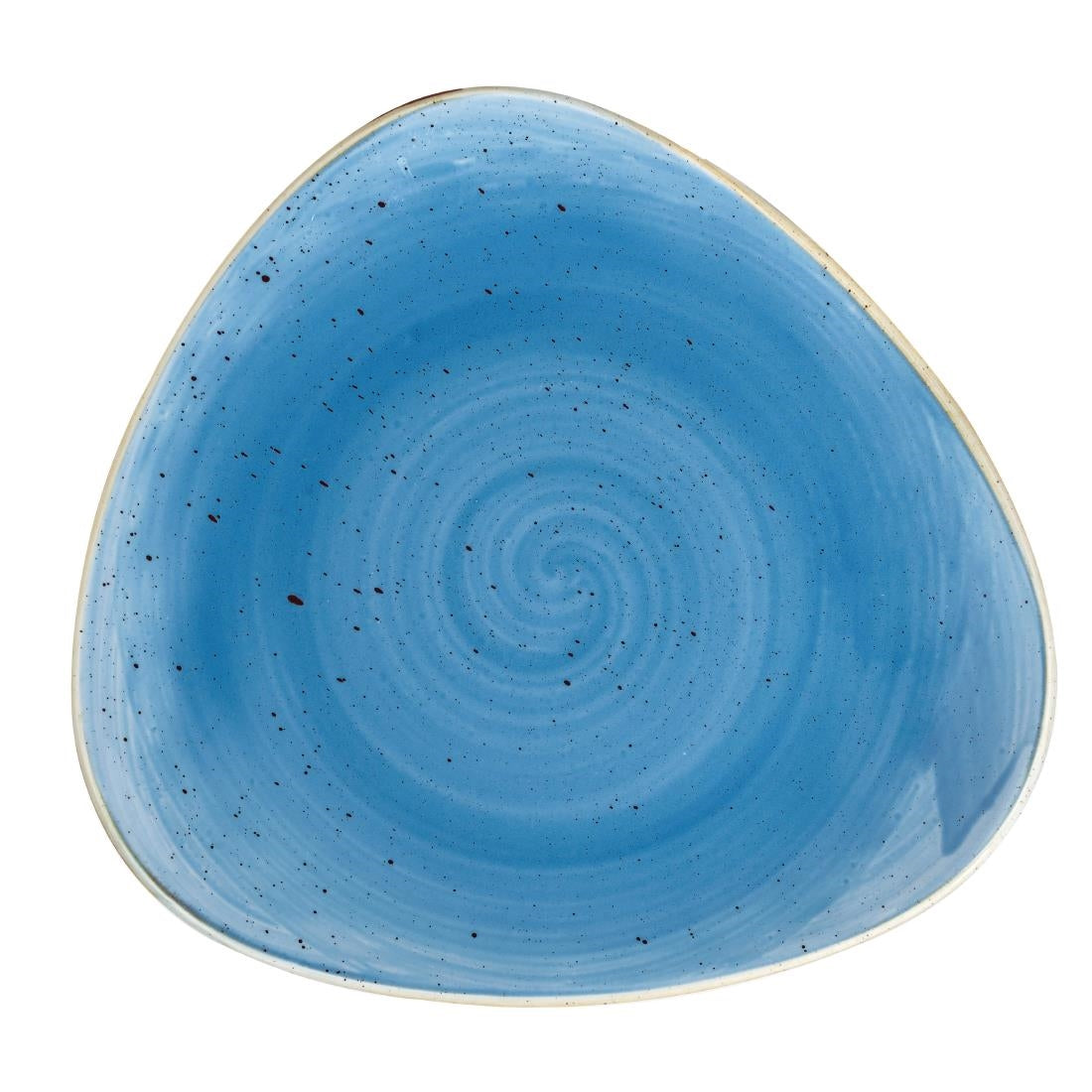 Assiettes triangulaires Churchill Stonecast Cornflower Blue 197mm (Lot de 12) — DF771