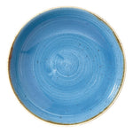 Assiettes coupes rondes Churchill Stonecast Cornflower Blue 248mm (Lot de 12) — DF776
