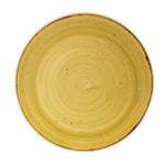 Assiettes rondes Churchill Stonecast Mustard Seed Yellow 220mm (Lot de 12) — DF786