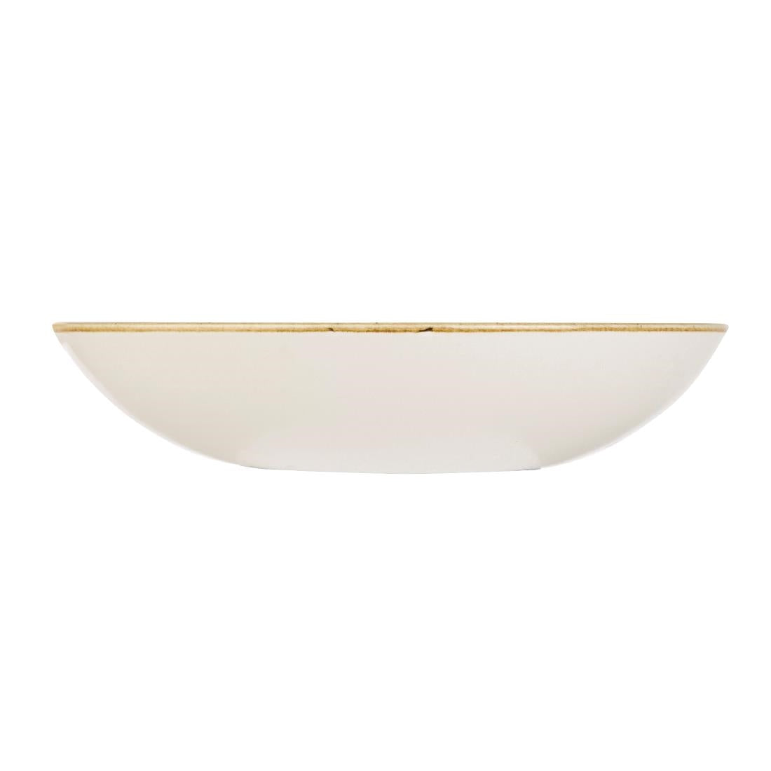 Assiettes coupes rondes Churchill Stonecast Mustard Seed Yellow 248mm (Lot de 12) — DF787