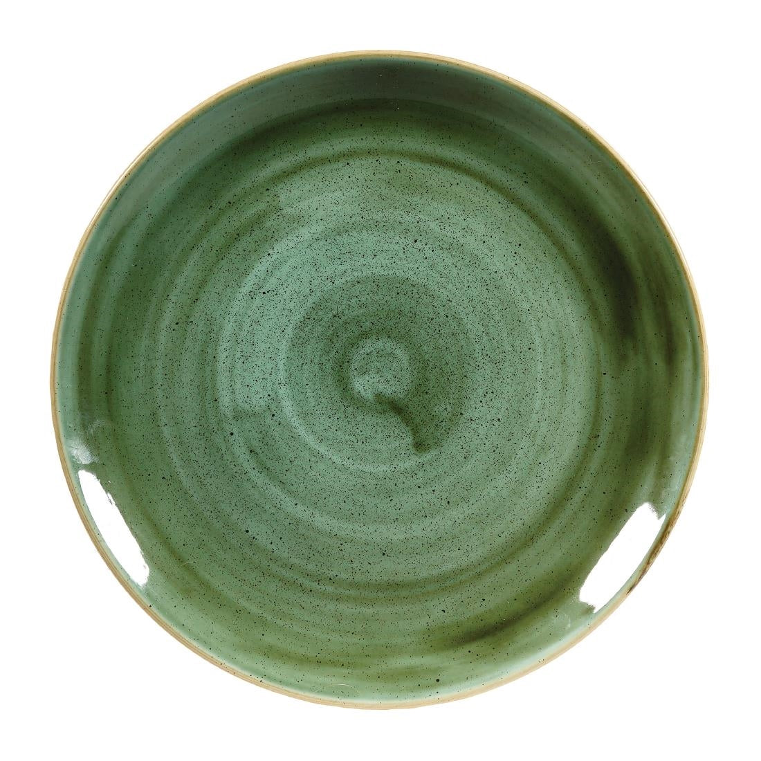 Assiettes rondes Churchill Stonecast Samphire Green 288mm (Lot de 12) — DF994