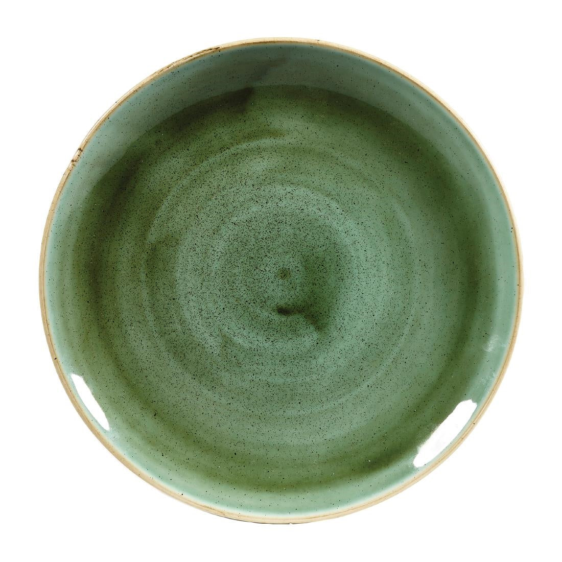 Assiettes rondes Churchill Stonecast Samphire Green 217mm (Lot de 12) — DF996