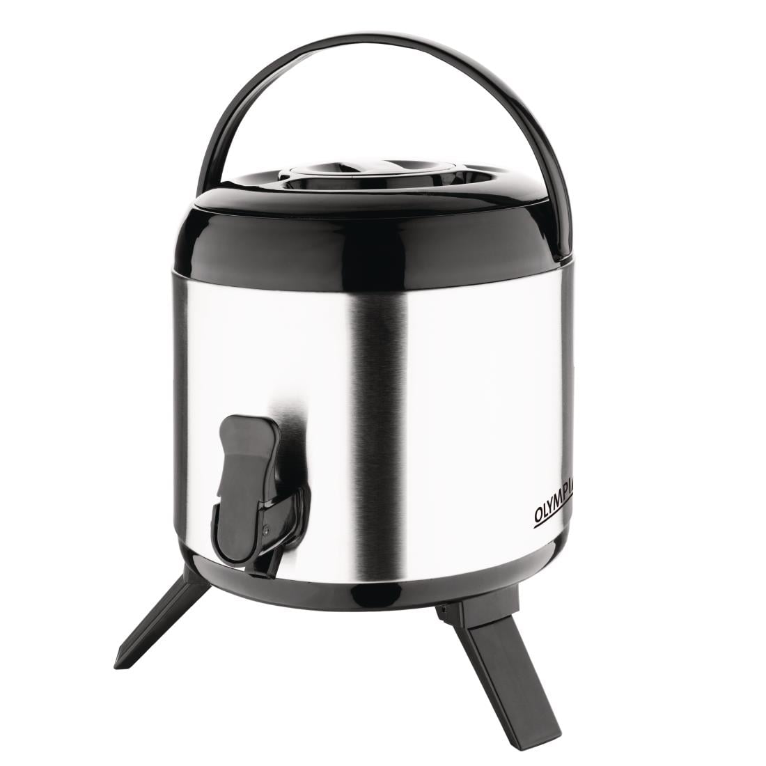 Distributeur de boissons en inox double paroi Olympia 6L — DH709