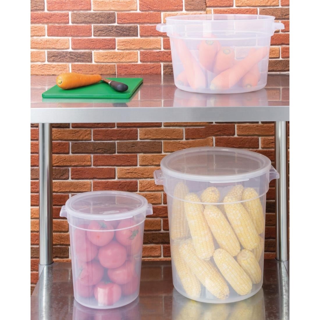 Conteneur alimentaire rond en polypropylène Vogue 10L — DJ961