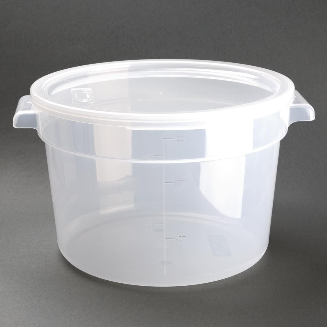 Conteneur alimentaire rond en polypropylène Vogue 10L — DJ961