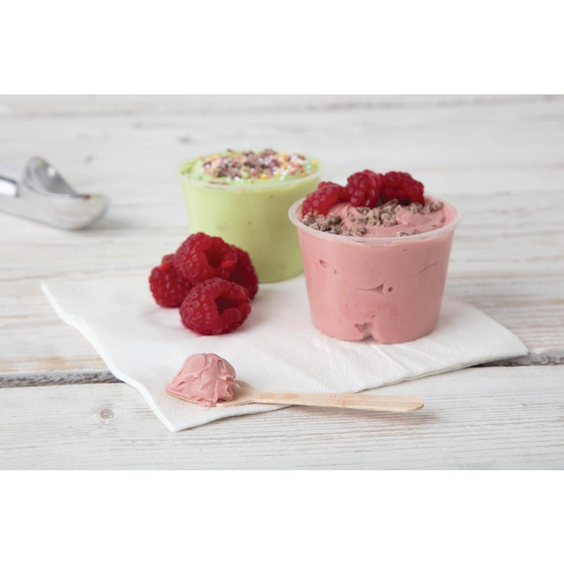 Cuillères à glace en bois Fiesta Compostable (lot de 100) — DK399