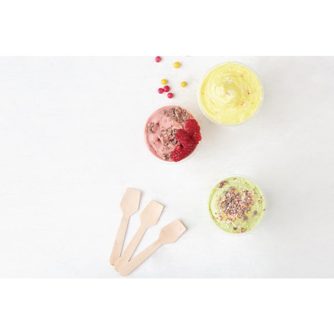 Cuillères à glace en bois Fiesta Compostable (lot de 100) — DK399