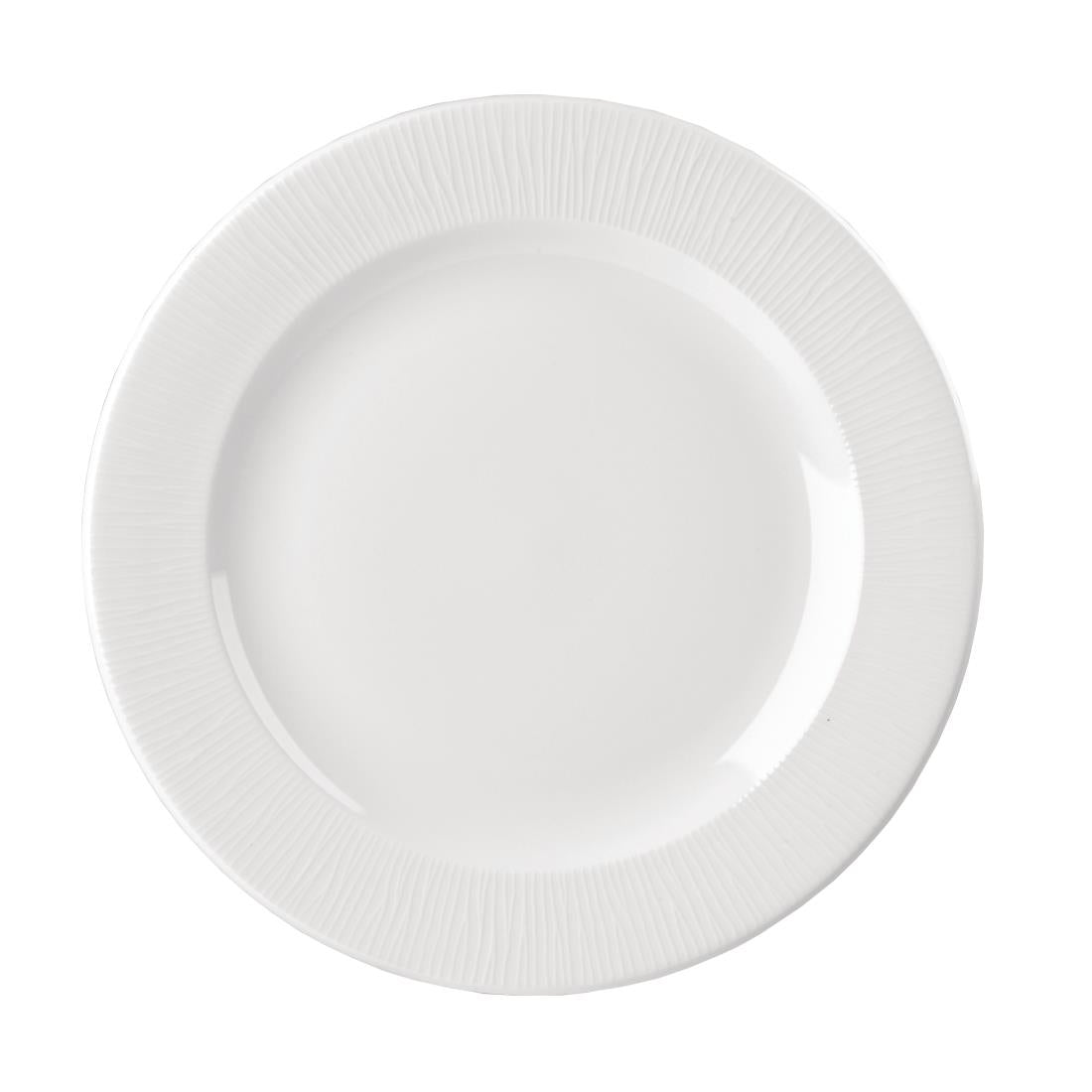 Assiettes à bord large Churchill Bamboo 280mm (Lot de 12) — DK429
