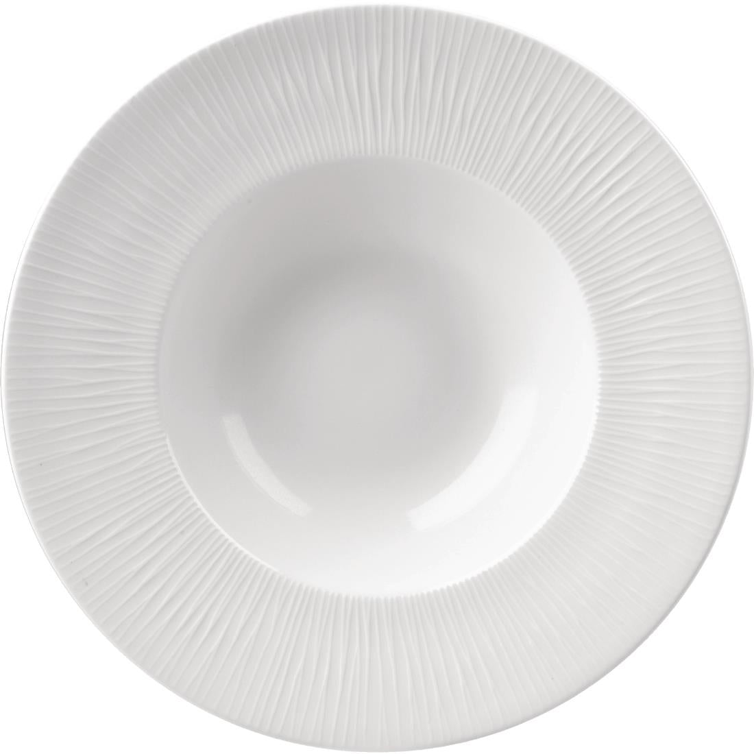 Bols moyens à bord large Churchill Bamboo 241mm (Lot de 12) — DK455