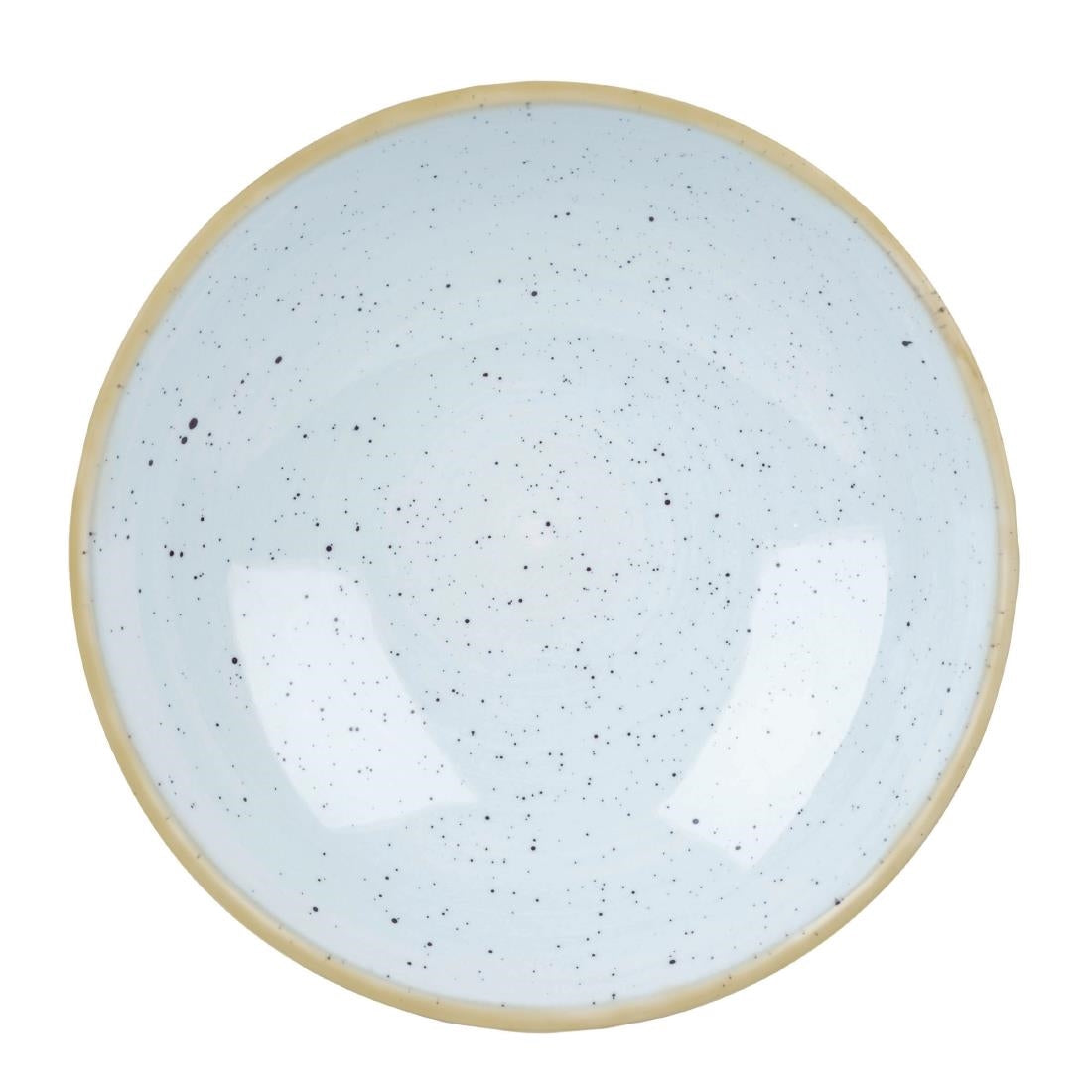 Assiettes coupes rondes Churchill Stonecast Duck Egg Blue 182mm (Lot de 12) — DK505