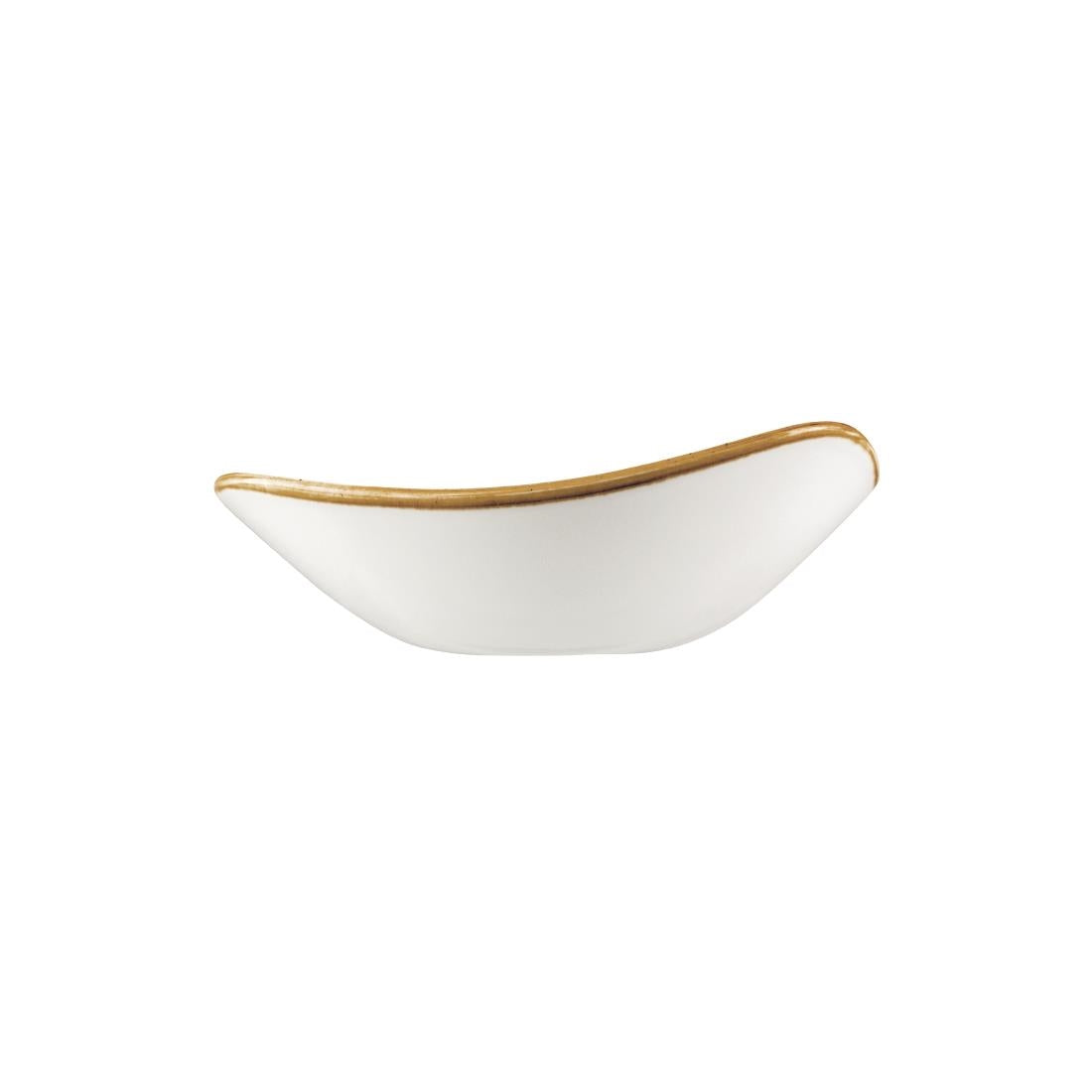 Bols triangulaires Churchill Stonecast Barley White 228mm (Lot de 12) — DK525