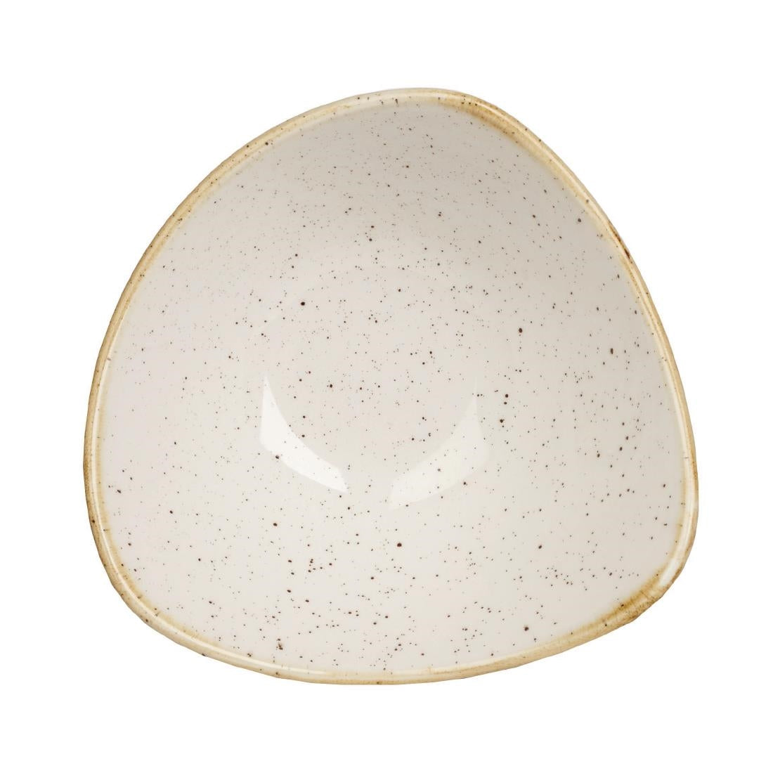 Bols triangulaires Churchill Stonecast Barley White 178mm (Lot de 12) — DK526