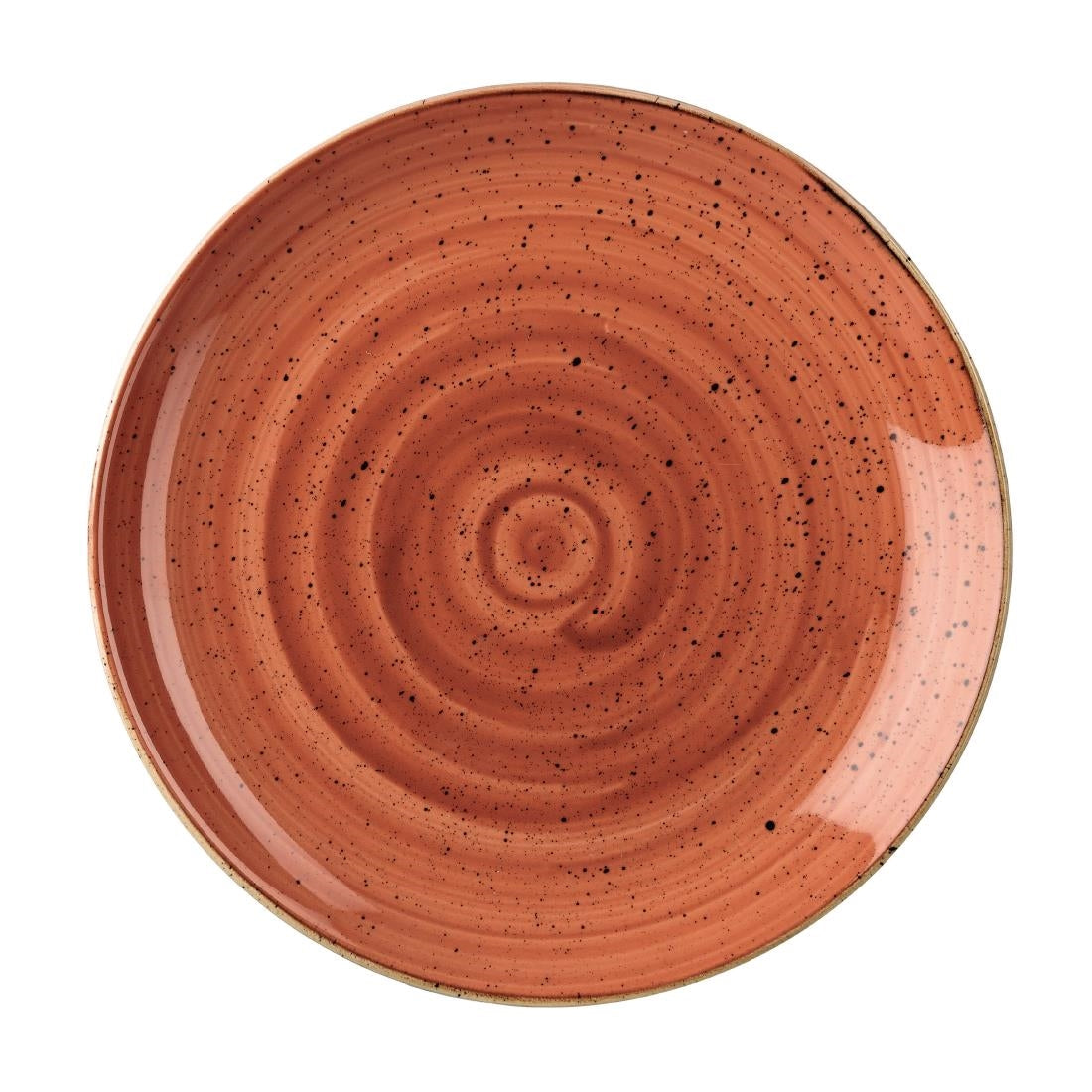 Assiettes rondes Churchill Stonecast Spiced Orange 260mm (Lot de 12) — DK536