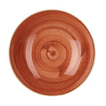 Assiettes coupes rondes Churchill Stonecast Spiced Orange 220mm (Lot de 12) — DK540