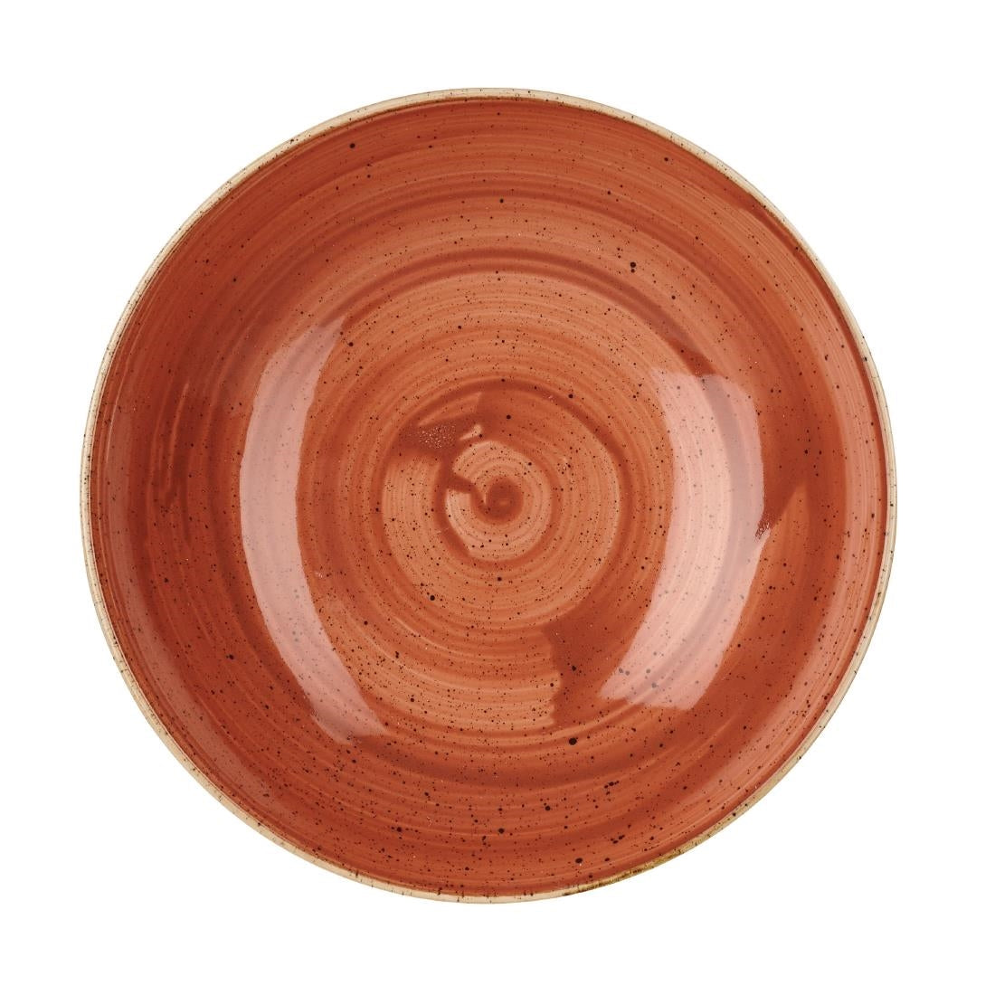 Assiettes coupes rondes Churchill Stonecast Spiced Orange 220mm (Lot de 12) — DK540