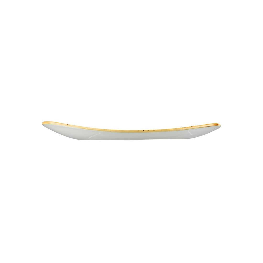 Assiettes triangulaires Churchill Stonecast Spiced Orange 315mm (Lot de 6) — DK541