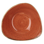 Bols triangulaires Churchill Stonecast Spiced Orange 235mm (Lot de 12) — DK542