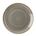 Assiettes rondes Churchill Stonecast Peppercorn Grey 260mm (Lot de 12) — DK553