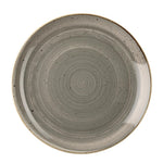 Assiettes rondes Churchill Stonecast Peppercorn Grey 217mm (Lot de 12) — DK554