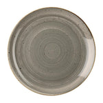 Assiettes rondes Churchill Stonecast Peppercorn Grey 165mm (Lot de 12) — DK555