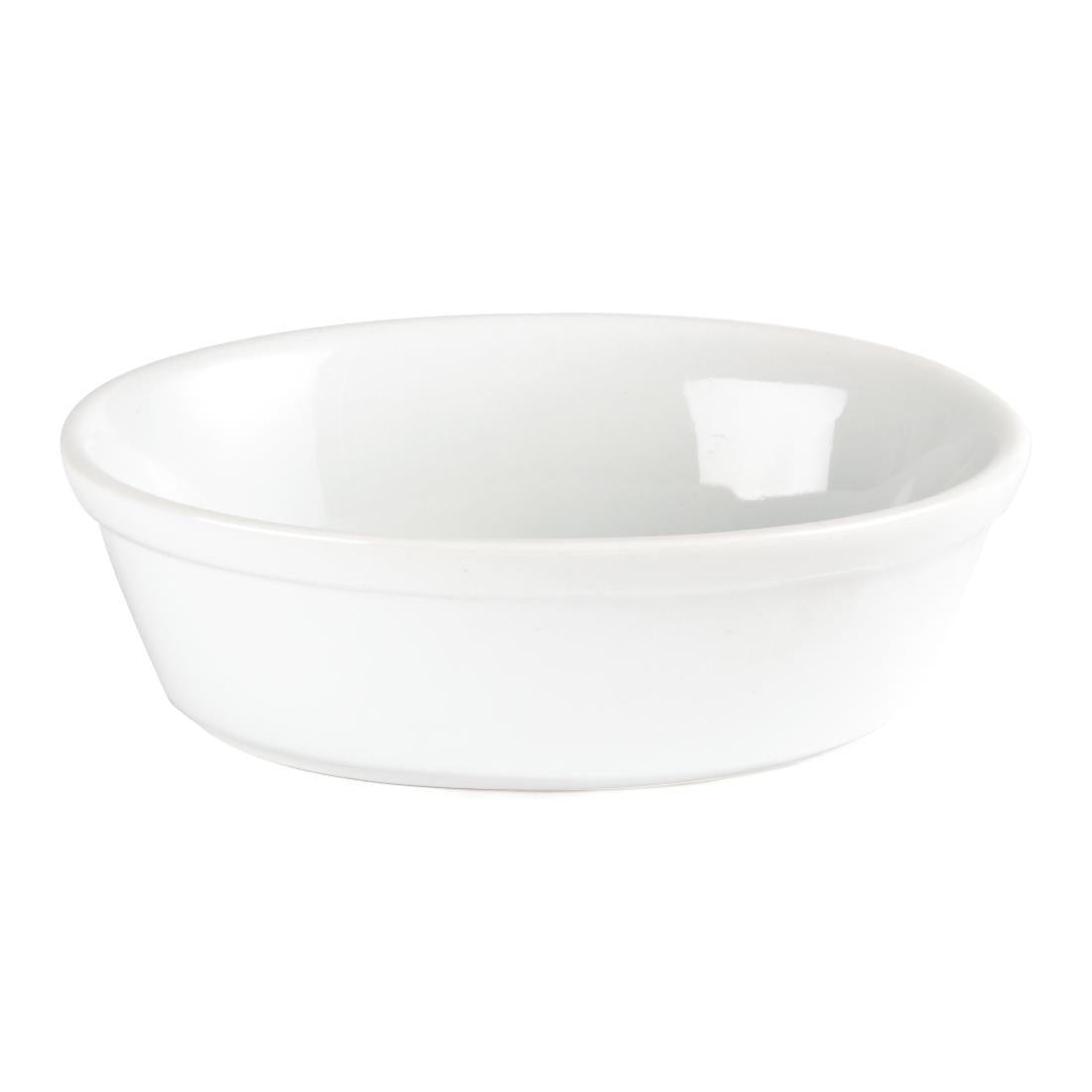 Plats à gratin ovales Olympia Whiteware 161 x 116mm (Lot de 6) — DK807