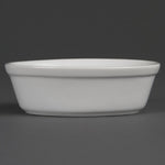 Plats à gratin ovales Olympia Whiteware 161 x 116mm (Lot de 6) — DK807