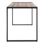 Table de bar industrielle en acier et acacia Bolero 1800x900mm — DK905