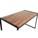 Table de bar industrielle en acier et acacia Bolero 1800x900mm — DK905