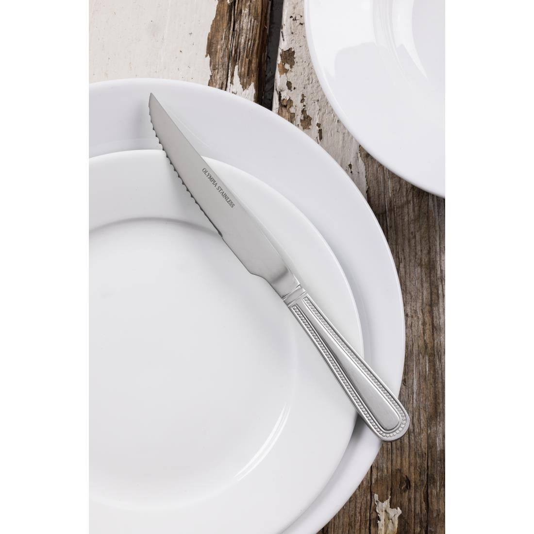 Couteau à viande Olympia Bead (lot de 12) — DL102