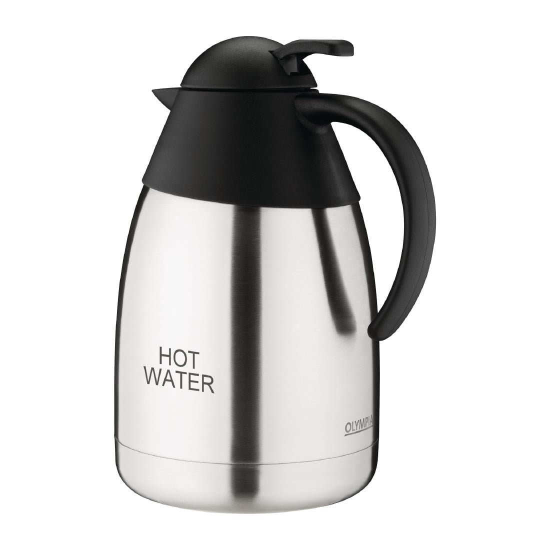 Pichet isotherme d'eau chaude Olympia couvercle bombé 1,5L — DL162