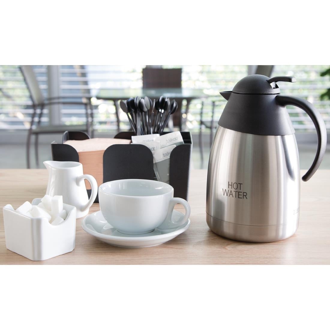 Pichet isotherme d'eau chaude Olympia couvercle bombé 1,5L — DL162