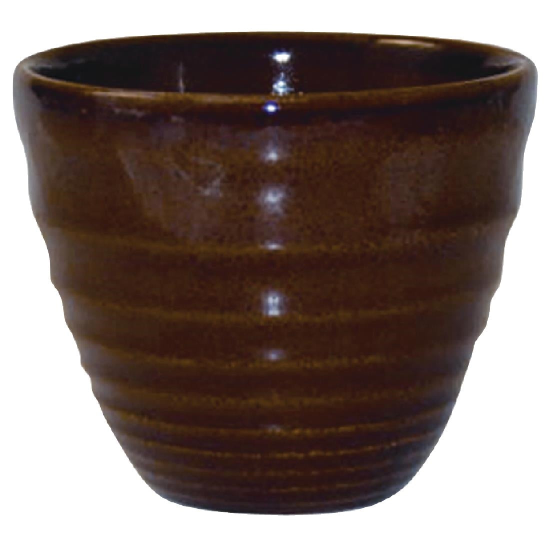 Pots à frites Churchill Bit on the Side Brown 284ml (Lot de 12) — DL413