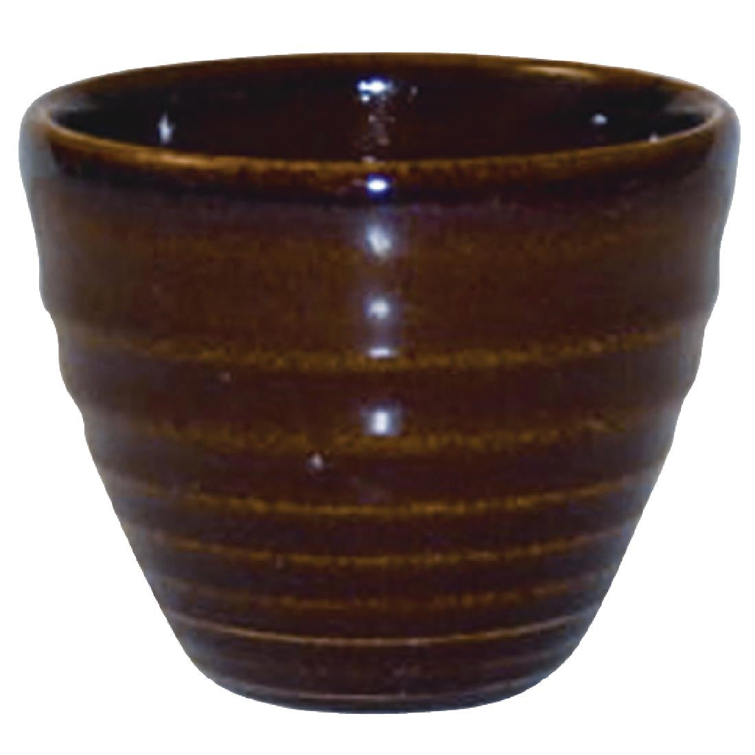 Pots à sauce Churchill Bit on the Side Brown 114ml (Lot de 12) — DL419