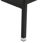 Fauteuils en rotin PE Bolero anthracite (lot de 4) — DL477
