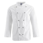 Veste de cuisine mixte Whites Chicago manches longues blanche M — DL710-M