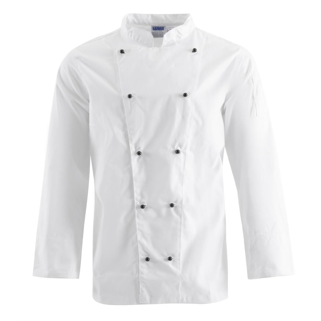 Veste de cuisine mixte Whites Chicago manches longues blanche M — DL710-M